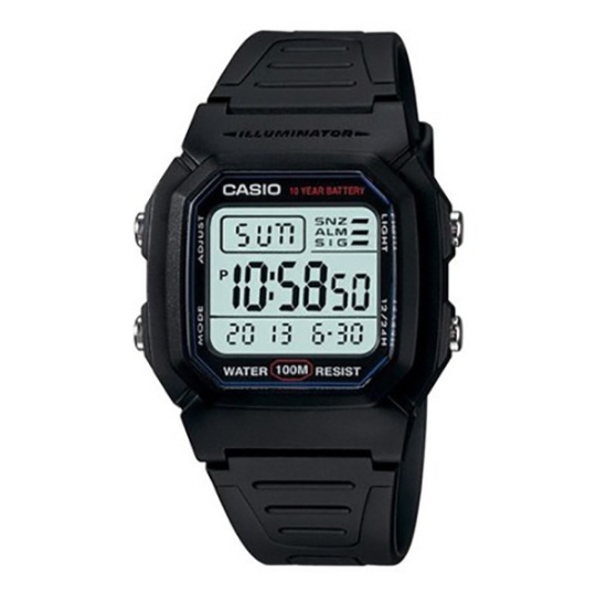 Đồng Hồ Casio Nam W-800H-1AVDF