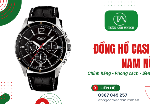 Khám phá bộ sưu tập đồng hồ Casio nam nữ chính hãng - Phong cách và bền bỉ